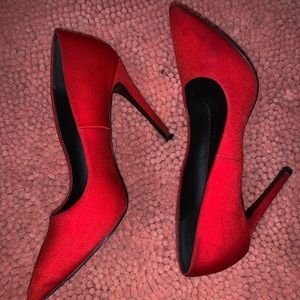 Call it spring bright red heels!